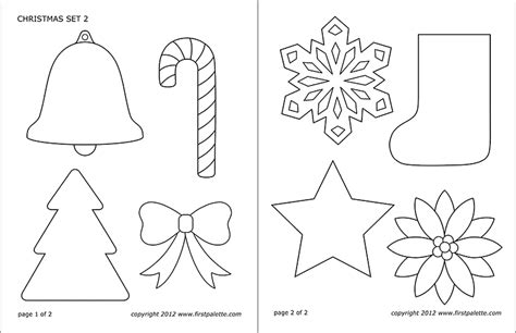 Christmas Sets Free Printable Templates