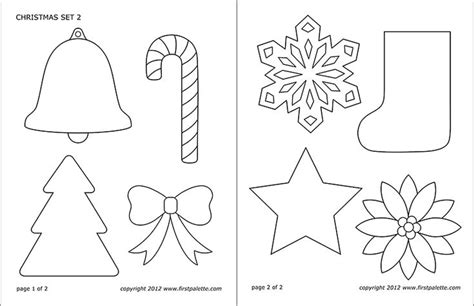 Christmas Sets Free Printable Templates Coloring Pages Firstpalette Com