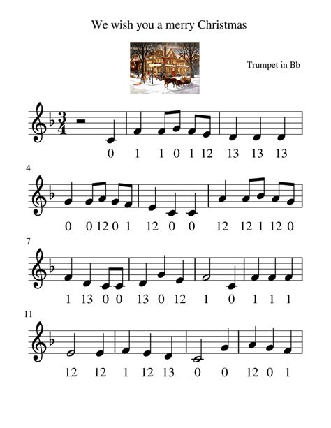 Christmas Sheet Music For Cornet Book 4