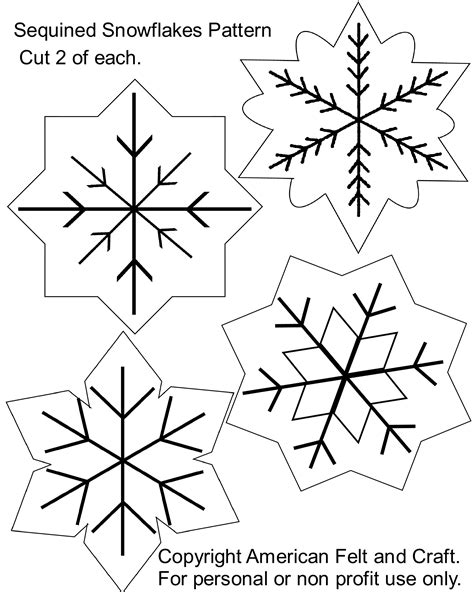 Christmas Snowflake Template Snowflake Ornament Tutorial Think