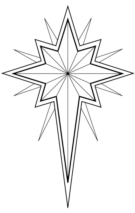Christmas Star Coloring Pages Coloring Book Area Best Source For