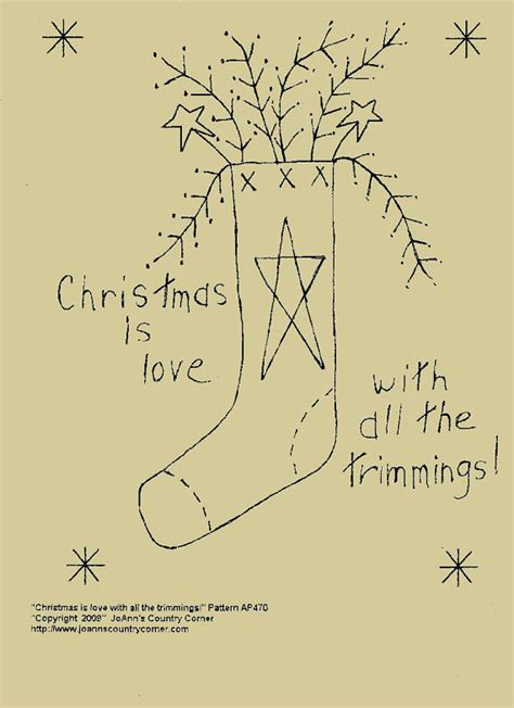 Christmas Star P Embroidery Patterns Primitive Embroidery Hand Embroidery Patterns