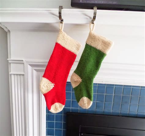 Christmas Stocking Knit Pattern Easy