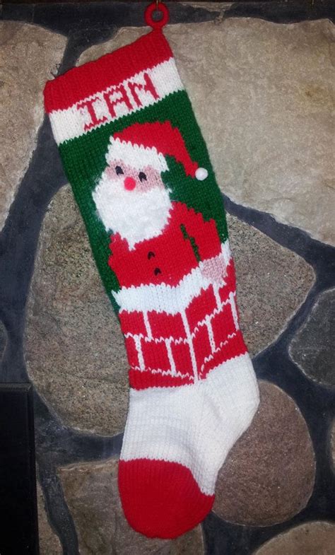 Christmas Stocking Knitting Pattern Unique Pattern for Christmas