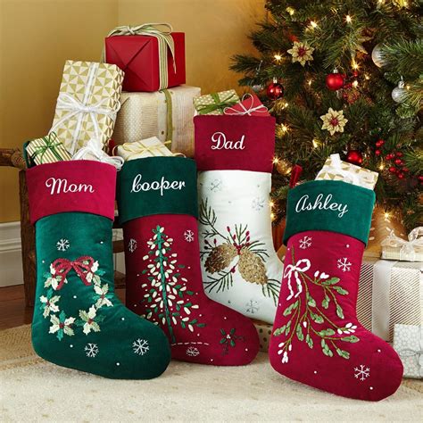 Christmas Stockings With Gifts