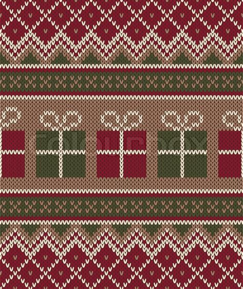 Christmas Sweater Pattern Vector at Collection of