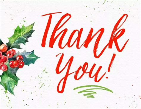 Christmas Thank You Card - Ink it Up With Jessica