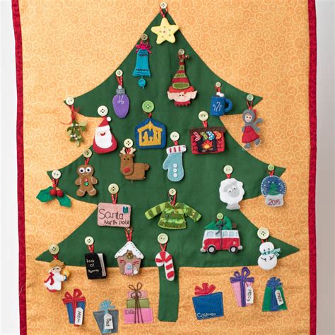 Christmas Tree Advent Calendar Pattern