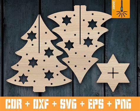 Christmas Tree CNC Router Files Christmas Tree Laser Cut Files Etsy