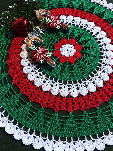 Christmas Tree Doily Pattern Free Crochet Patterns