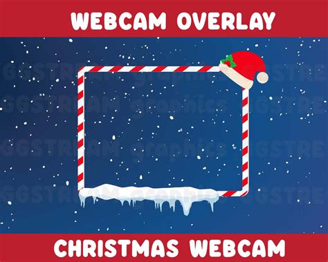 Christmas Webcam Overlay - for Twitch or Facebook Streaming