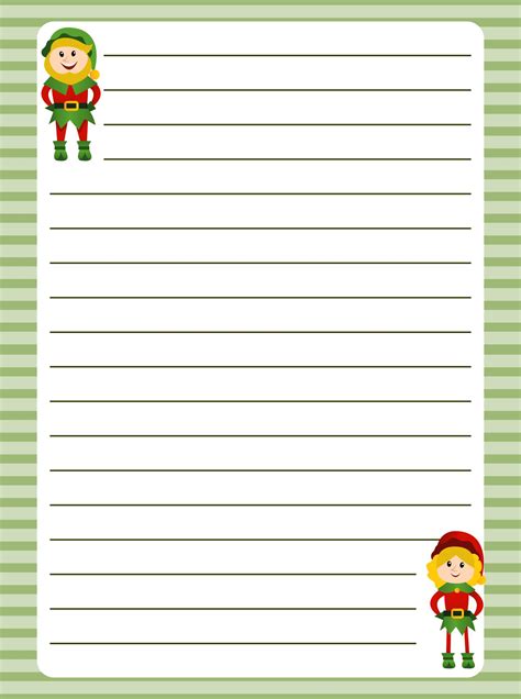 Christmas Writing Paper Free Printable