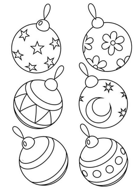 Christmas balls Coloring Pages
