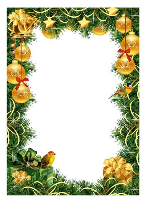 Christmas borders and frames add an element of flair and festivity to