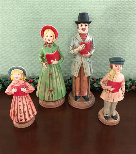 Vintage Carolers (Set of 3) Christmas Caroling Hard Papier Mache Figures - Handmade in Korea (35) $ 19.99. Add to Favorites Christmas Caroler Figurine, Made in Japan ...