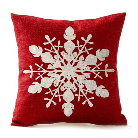 Batmerry Set of 2 Merry Christmas Decorative Pillow Covers 18x18 inch