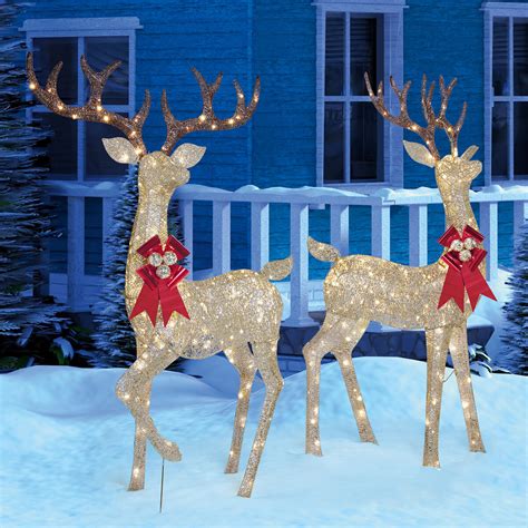 This is a Box Opening and assembly of a 3 piece lighted deer family set for Outside Christmas Decorations. With the full help from Sammy the Cat. Also showi.... 