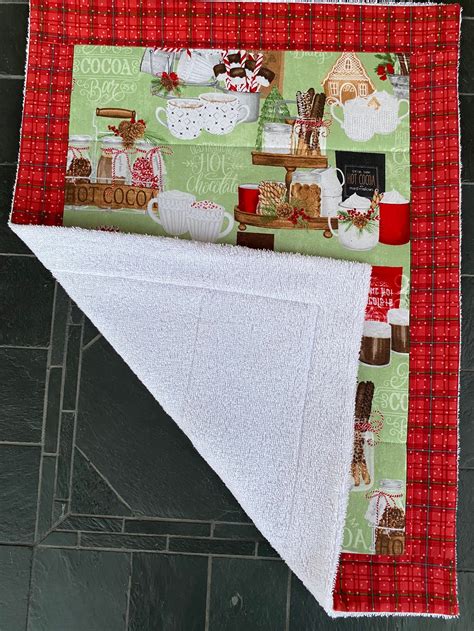 Christmas dish drying mats. May 15, 2017 · Christmas Tree Dish Drying Mat 18x24 inch Xmas New Year Snowflake Wooden Dish Drainer Kitchen Counter Mats Bottles Dish Dry Pad Protector for Kitchen Countertops $18.98 Only 12 left in stock - order soon. 
