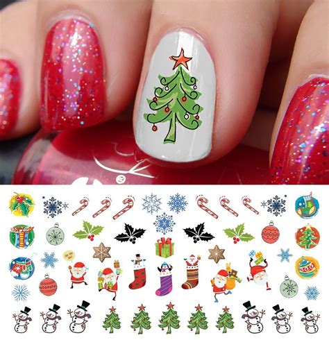 Christmas fingernail stickers. Things To Know About Christmas fingernail stickers. 