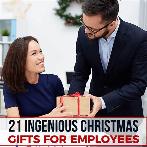 Christmas gifts for employees. Looking for a great end-of-year/holiday season/Christmas gift, check out our employee holiday gifts. ... 10 Great Employee Gift Ideas 1. Something for the Office. You're already picking up the tab for everyday office supplies, and employees may not think of that expense very much. However, splurging a bit on truly impressive options - such as ... 