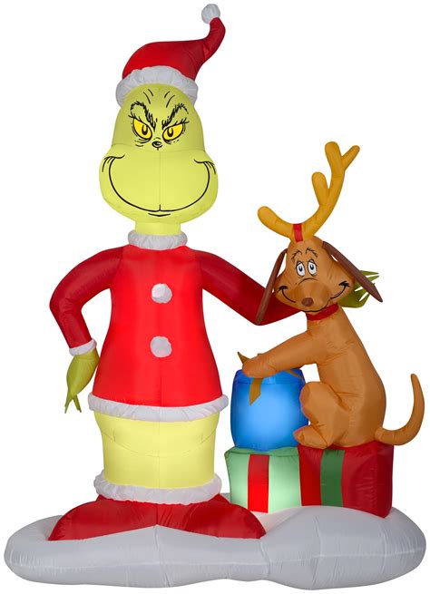Here are a few of our favorite Christmas inflatables on sale for 75% off now at Home Depot. ... 4-foot LED Grinch Inflatable — $4.97 (originally $19.88) For less than $5, you can get this 4-foot ...