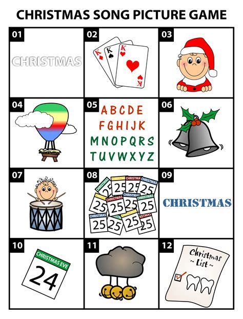Let your party members play by themselves or in teams. Each player (or team of players) gets one sheet with 15 rebus picture puzzles on it. Each of these picture puzzles represents a Christmas movie title. Participants determine what movie each rebus represents. Set a time limit of 3-5 minutes or play till one person or team gets all the .... 