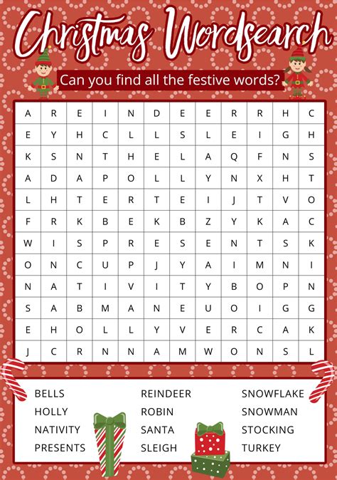 Download Christmas Word Search Puzzle Book Large Print Holiday Fun For Adults And Kids By Joy Tree Games And Activities