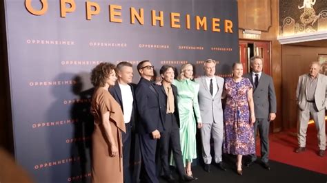 Christopher Nolan, ‘Oppenheimer’ cast attend world premiere of new atom bomb thriller in Paris