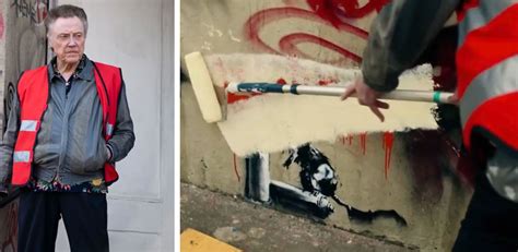 Christopher Walken Destroyed A Real Banksy For Scene In The …