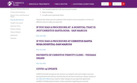 Toggle Mobile Navigation Menu. ... Pay Bill; Log Into MyCHRISTUS; Contact Us (469) 282-2000. CHRISTUS Health 5101 N. O'Connor Blvd Irving, TX 75039. ... The terms "CHRISTUS" or the "Company" as used in this website refer to CHRISTUS Health and its subsidiaries or affiliates, ....
