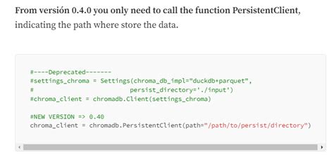 Chromadb async persistent client.  Building with AI allows new type of work to be don...