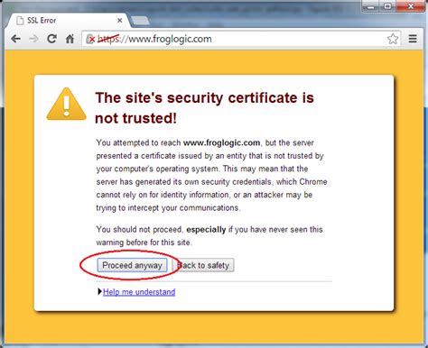 Chrome Godaddy Certificate Not Trusted