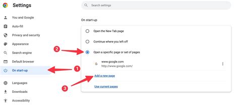 Chrome How to Set Homepage & Startup Page YouTube