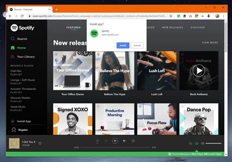 Chrome Spotify