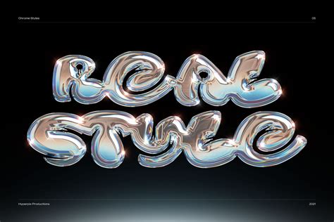 Chrome Text Effect Vol.11 PSD Text Style Hyperpix