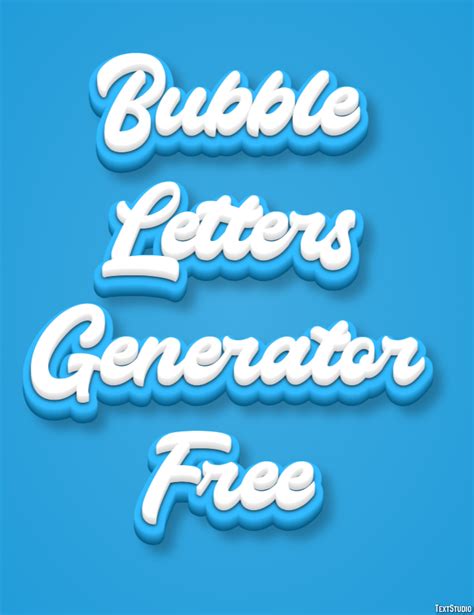 Chrome bubble letters generator.  Free text styling effects with our online font ...