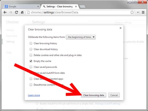 Chrome cache clear. Otherwise, you can access the cache settings from the Chrome menu: Click the three dots menu icon on the top right of the screen.; Look for the option marked "more tools."; Open that and click ... 