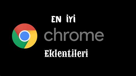 Chrome eklenti sayfası