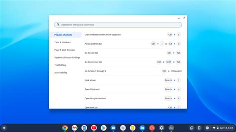 Chrome flags ash debug shortcuts. Some useful flags:--ash-debug-shortcuts: Enable shortcuts such as Ctl+Alt+Shift+T to toggle tablet mode. ... Features are often listed in chrome://flags, or in source files such as chrome_features.cc or ash_features.cc. Note that changing values in chrome://flags does not work for linux-chromeos, and this flag must be used. 