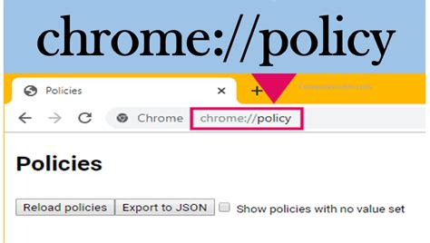 Chrome policies. Step 4: Verify policies have been applied. After you apply any Chrome policies, users need to restart Chrome Browser for the setting to take effect. You can check users’ devices to make sure the policy was applied correctly. On a managed ChromeOS device, browse to chrome://policy. Click Reload policies. 