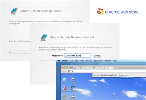 Chrome remote control extension. Google's Chrome Remote Desktop leverages the Chrome browser's functionality for remote access to your computers, as well as single-session support. Because it's browser-based, it supports numerous ... 