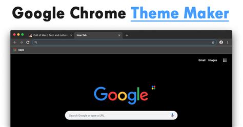 Chrome Theme Maker is a comparable web application 