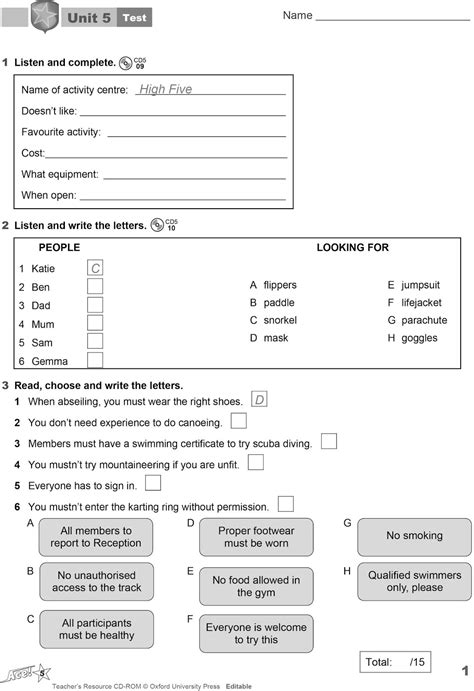 Chronicles from outerspace English Unit 5 Test