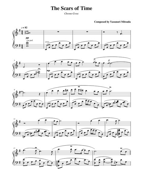 Chrono Sheet Music - NinSheetMusic - Chrono Cross Scars of Time …