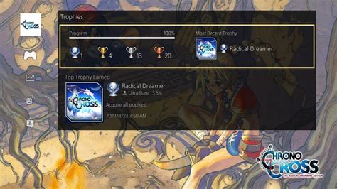 590 ratings. Ending/Achievement Guide. By Jimmeh. If you haven't noticed or aren't familiar with Chrono Trigger, there are 13 achievements all corresponding to different endings. I'll try to keep this as spoiler-light as possible but I suggest beating the game naturally first. 5.. 
