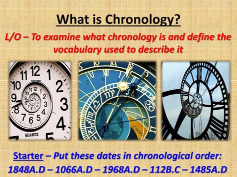 Chronological - definition of chronological by The Free ...