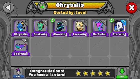 Chrysalis is an Epic element. Chrysalis dragons make the largest changes of all dragons between their infancy and adulthood. Similar to butterflies, they conceal themselves in cocoons for most of their youth. Chrysalis Dragon Marbletail Dragon Swallowtail Dragon Lacewing Dragon Duskwing Dragon Starwing Dragon Glowwing Dragon Chrysalis …