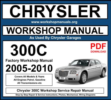 Chrysler 300 300c srt 8 service repair manual 2005 2009. - 1965 1975 ford 2000 a 7000 manuale di officina riparazione trattore.