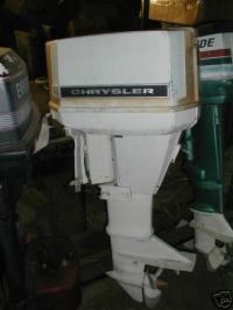Chrysler 35 hp 45 hp and 55 hp outboard service manual. - Foster wheeler circulating water pump manual.