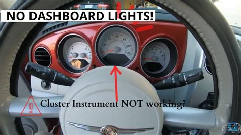 Chrysler PT Cruiser Questions - My dashboard lights dim and